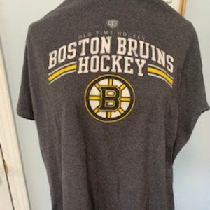 Old Time Hockey Bruins Hockey T Shirt